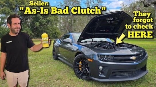 Bought an Auction Camaro ZL1 with a Bad Clutch